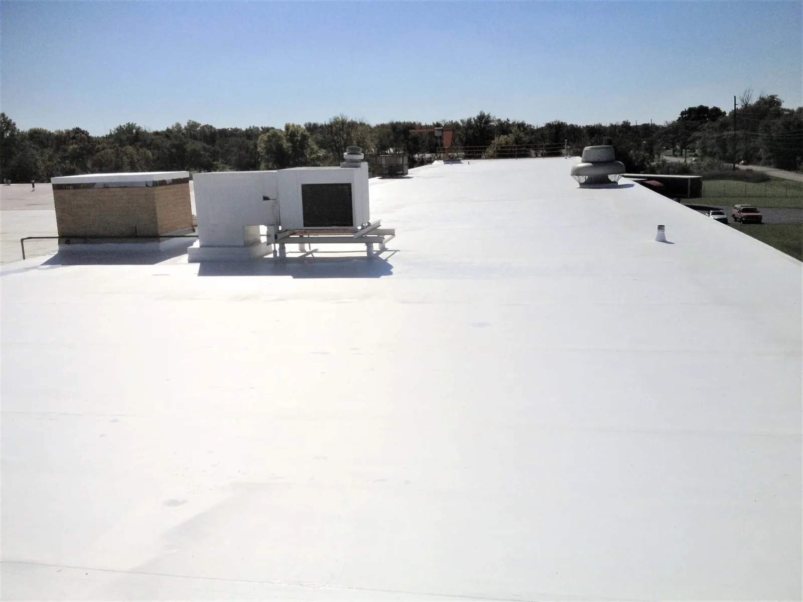 Coated commercial roof in Antioch, California Coated commercial roof in Antioch, California